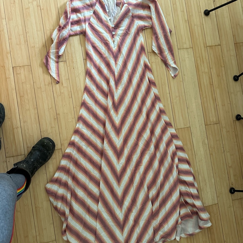Jens Pirate Bootie Chevron Dress